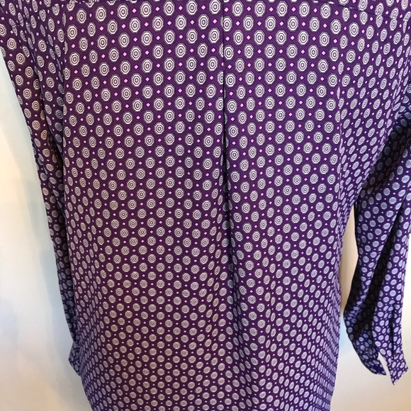 Zac & Rachel purple fun print top - Picture 4 of 4